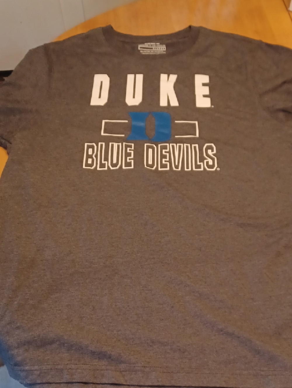 Duke University Blue Devils Graphic Tee - Gray Size XL